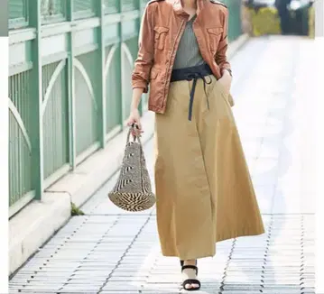 23구 코튼 맥시 스커트