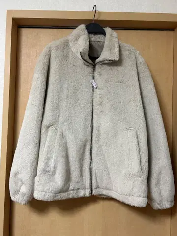 어반 리서치 인조 모피 자켓 화이트