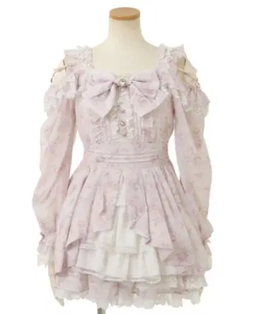 리즈리사 lizlisa 핑크 프릴 오프숄더 셋업