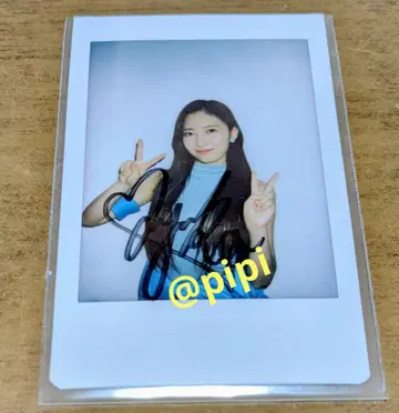 [당첨 통지 없음] NiziU 마유카 친필 사인 폴라로이드