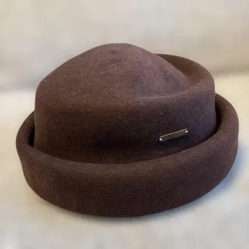 카오리노모리 토크 모자 울 브라운 57.5cm