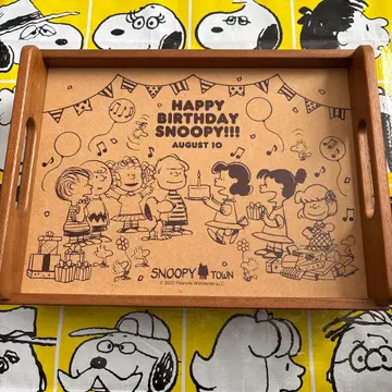 스누피타운 우드 트레이