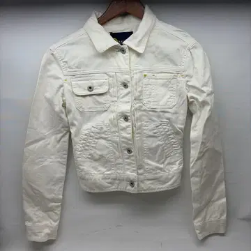 NAUTICA 화이트 데님 자켓 여성용 XS