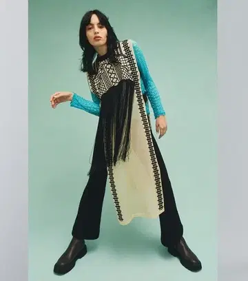 UNITED TOKYO 프린지 롱 원피스