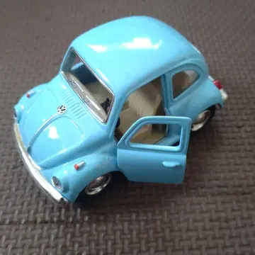 폭스바겐 Volkswagen 비틀 미니카 스카이블루 약 10cm