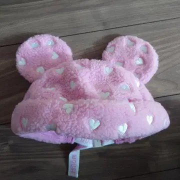 새상품급 디즈니 파르파루자 나카요시 클럽 하트 무늬 보아캡