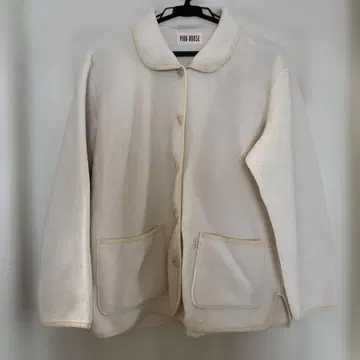 PINK HOUSE 플리스 자켓 화이트 빈티지 새상품급