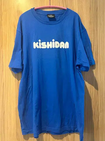 [ 구제 의류 ] 키시다니 슈키피 T셔츠 파랑 L 사이즈