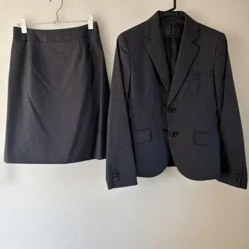 새상품급 워셔블 수트 TOPVALU 다크 그레이 수트