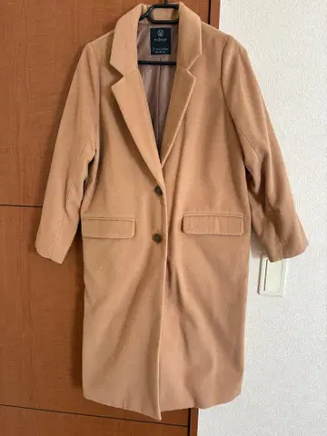 w closet 카멜 체스터 코트