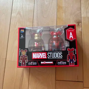 MARVEL BE@RBRICK 아이언맨 스파이더맨 2체 세트