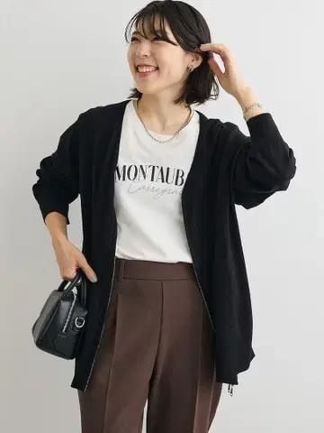 Green Parks 안티 필링 루즈핏 집업 가디건