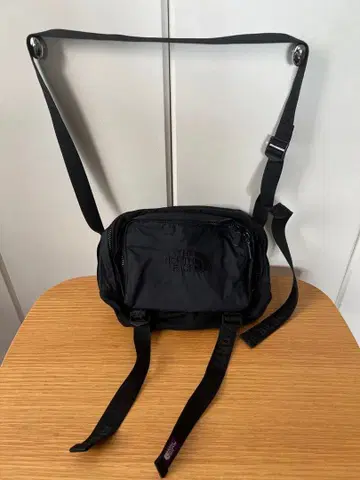 TNF 퍼플 레이블 코듀라 나일론 숄더백 블랙