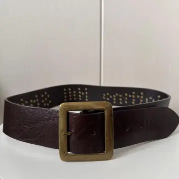 더 잭슨스 로니 스콧 다크 브라운 가죽 벨트