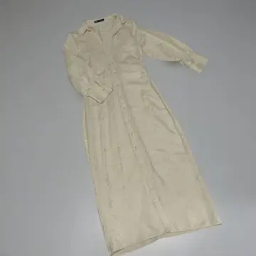 ZARA 아이보리 긴팔 셔츠 원피스