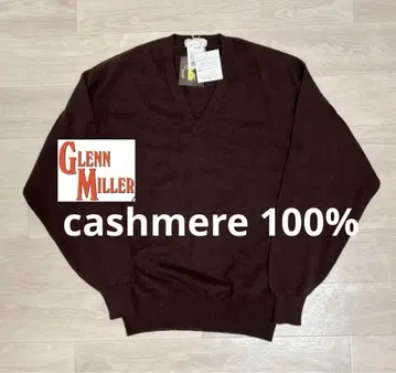 Glenn Miller PURE CASHMERE 100% V넥 스웨터