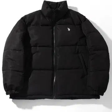 블랙 다운 자켓 심플한 디자인 랄프 로렌