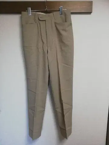 베르나르 장스 BERNARD ZINS 체크 무늬 팬츠 슬랙스 38