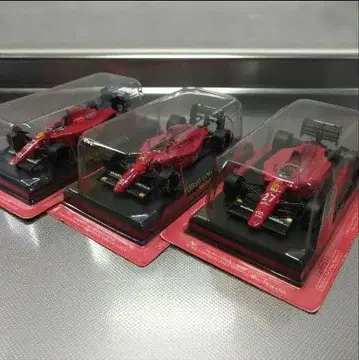 미개봉 새상품 아셰트 페라리 F-1 만셀, 프로스트 3대 세트