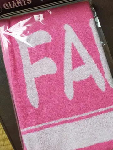 FANTASTICS 자이언츠 콜라보 로고 타월 복숭아 화이트