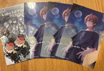 컬러풀 피치 우리 클리어 포스터 러버 키링 마카롱 키링