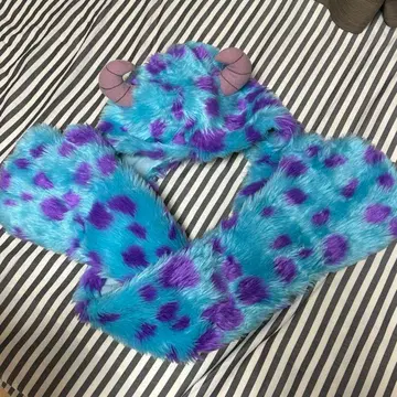 디즈니 몬스터 주식회사 설리 팬캡 머플러