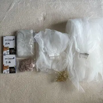 웨딩 베일 2개 세트 & 기타 웰컴 스페이스 굿즈