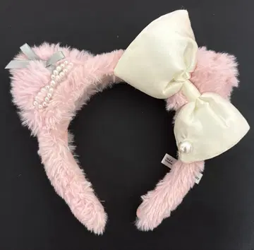 USJ 키티 머리띠 핑크 복슬복슬