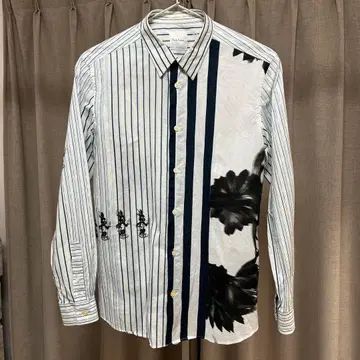 Paul Smith 스트라이프 꽃무늬 긴팔 셔츠 M