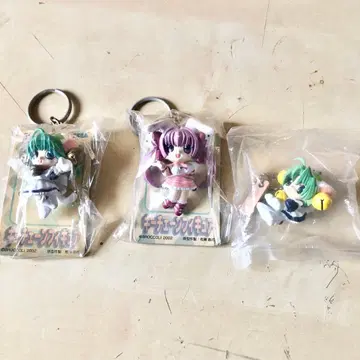 3종 디지캐럿 키체인 피규어 마스코트 키링