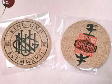 KING GNU 코르크제 코스터 2장 세트