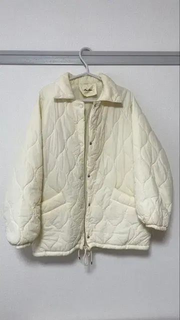 par avion 아우터 아이보리 퀼팅 자켓/코트