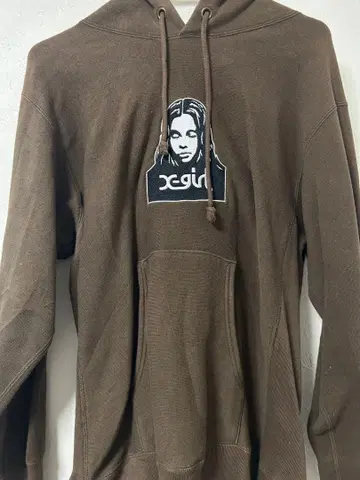 X-girl Champion 콜라보 후드티