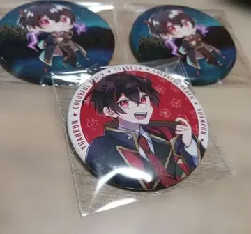 컬러풀 피치 묶음 판매 유안 군 마법 학원 캔뱃지 세트