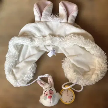 디즈니 리조트 화이트 토끼 모자