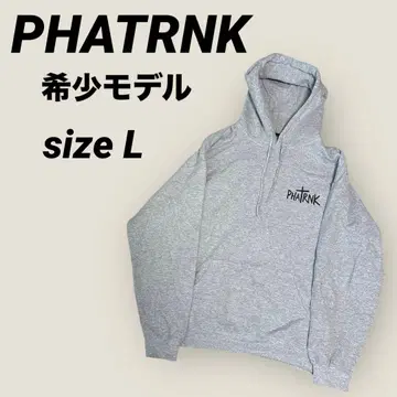 레어 모델 PHATRNK 로고 후드티