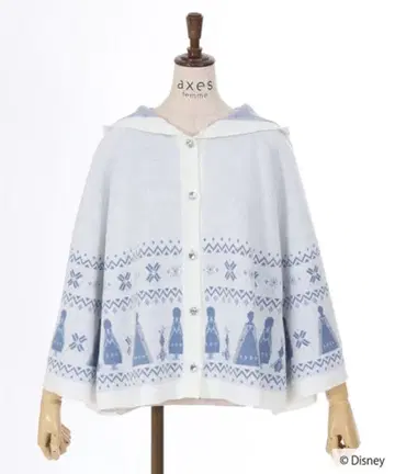 axes femme 겨울왕국 엘사 니트 케이프 판초 미사용