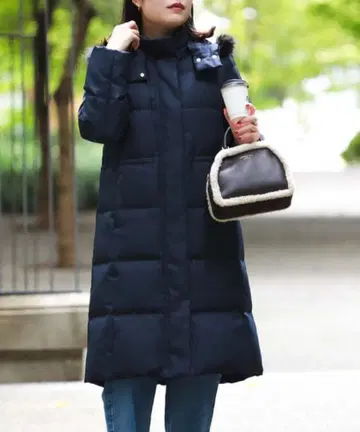 빔즈 하트 발수 다운 코트