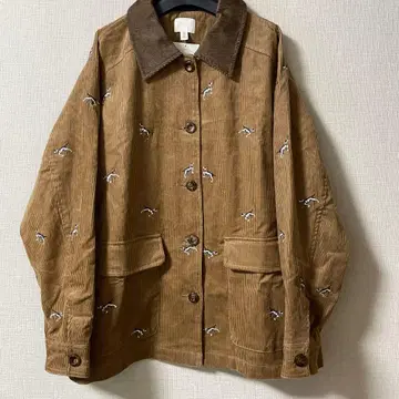 [ 새상품급 ] H&M 코튼 코듀로이 자켓