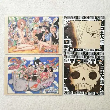 ONE PIECE 전시회 엽서 비블 카드