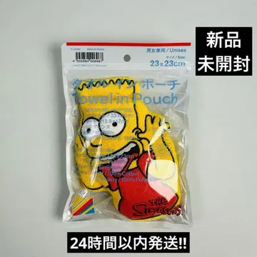 [ 24시간 이내 발송 ] 심슨 타월 인 파우치 훼미리마트 미개봉 새상품