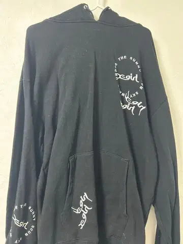 x-girl 블랙 후드티