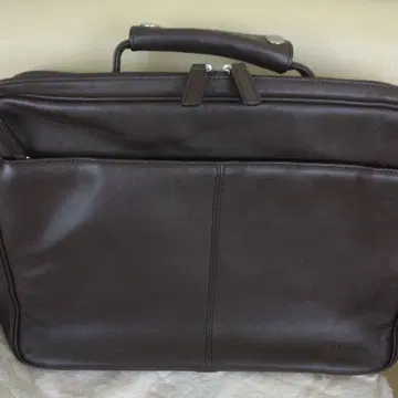 브라운 가죽 비즈니스 백