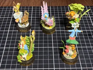 피터 래빗 병뚜껑 피규어 5종