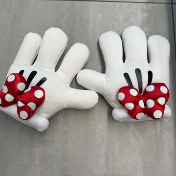 미니 마우스 리본 포함 장갑