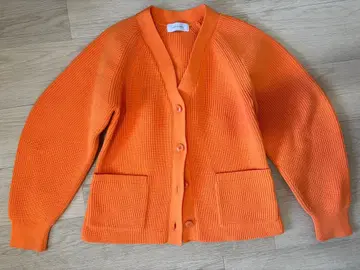 오렌지 리브 가디건