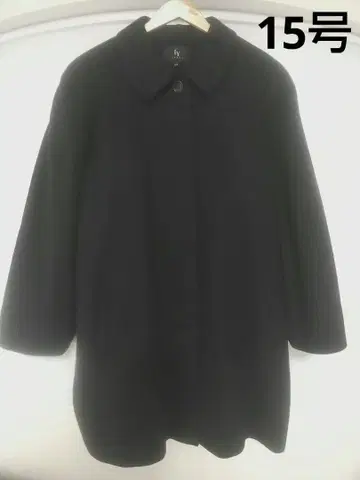 캐시미어 100% 코트 블랙 15호