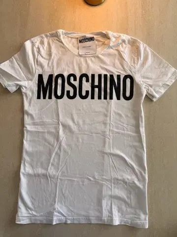 MOSCHINO COUTURE 화이트 T셔츠
