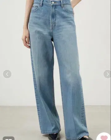 미라 오웬 루즈핏 센터 프레스 와이드 배기 팬츠 00 사이즈