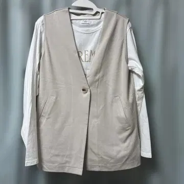 비밍 바이 빔즈 스무스 컷 베스트 베이지 S